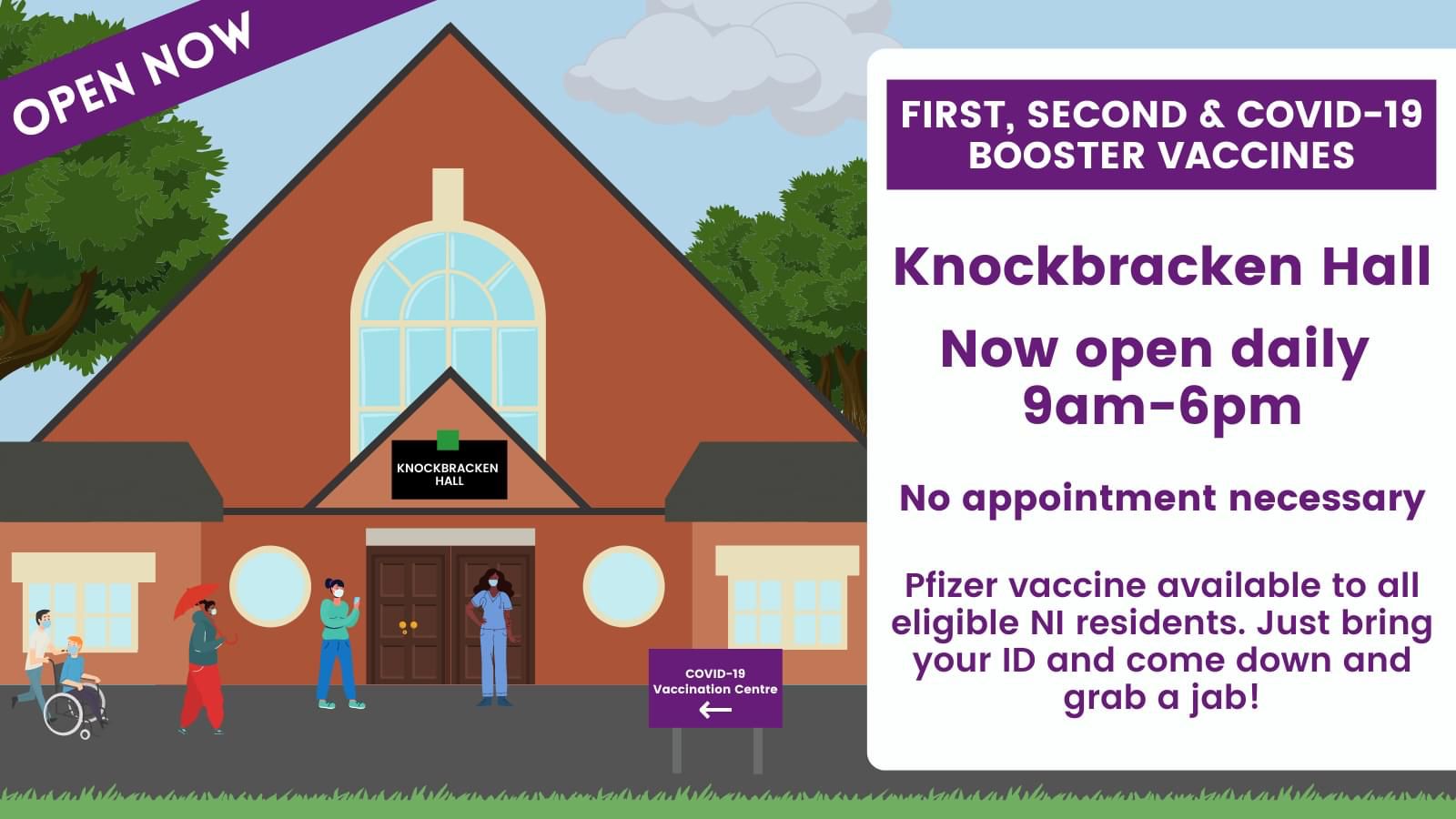 Knockbracken Hall Covid Vaccine Centre Now Open Knockbracken Hall Covid Vaccine Centre Now Open